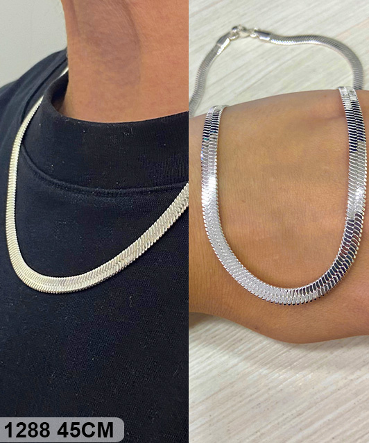 00 CO 01288 X45CM SNAKE GRUESA ACERO